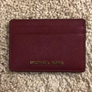 Michael Kors Card Holder Mulberry